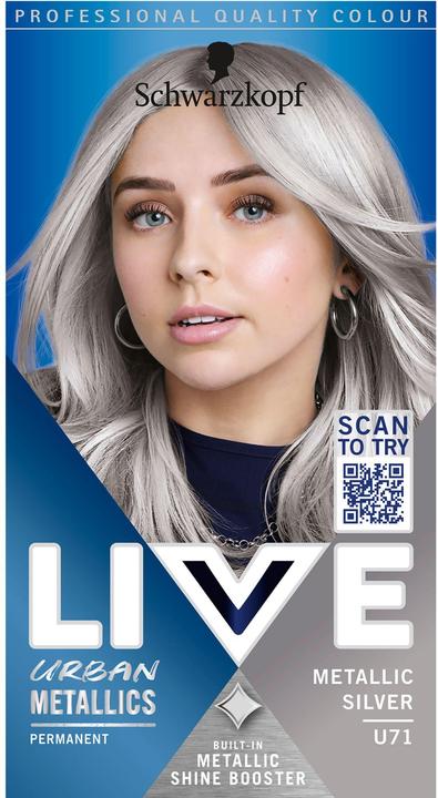 Actual product image Schwarzkopf Live Urban Metallics (Silver)
