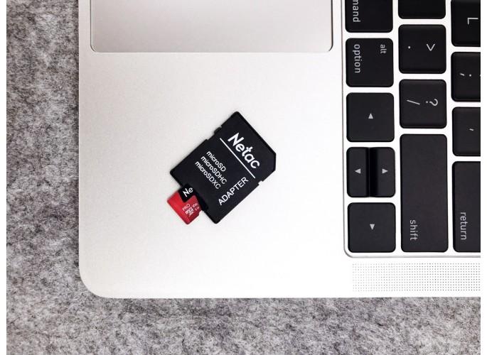 Image du produit Netac P500 Extreme Pro MicroSDHC 32GB V10/A1/C10 jusqu'à 100MB/s, wi (32 Go, microSDHC, U1, UHS-I)