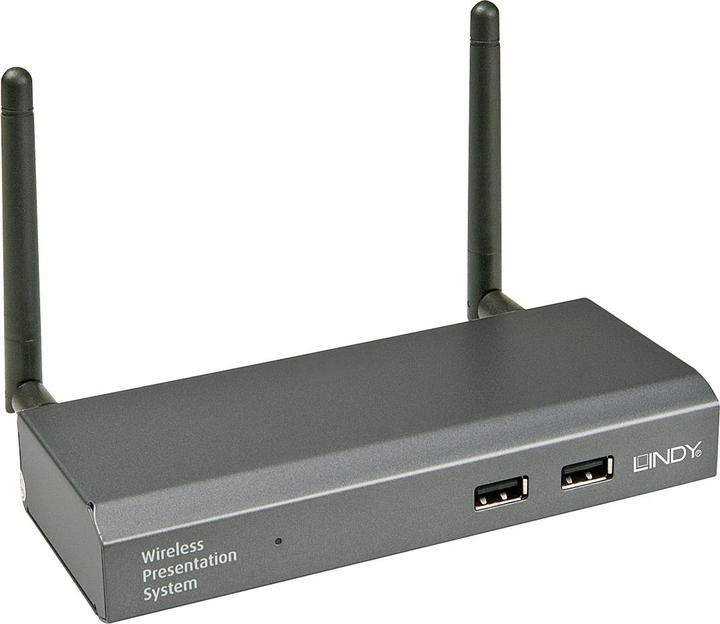 Produktbild Lindy HDMI WLAN Projector Server. HDMI Full HD VGA Audio IEEE 802.11n (Diverse)
