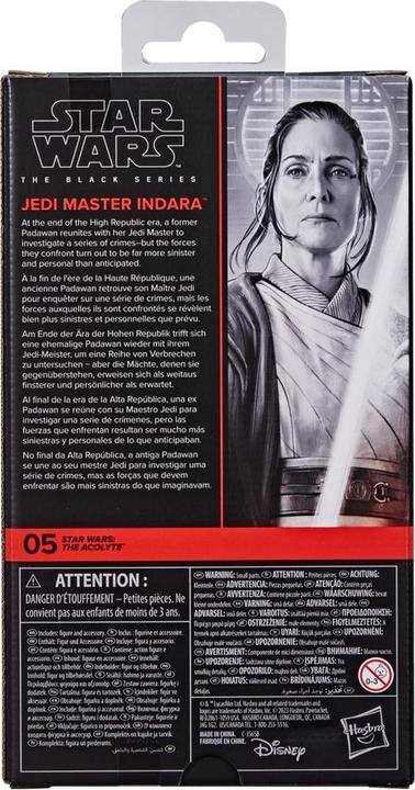 Produktbild Hasbro Star Wars: The Acolyte Black Series Actionfigur Jedi Master Indara 15 cm