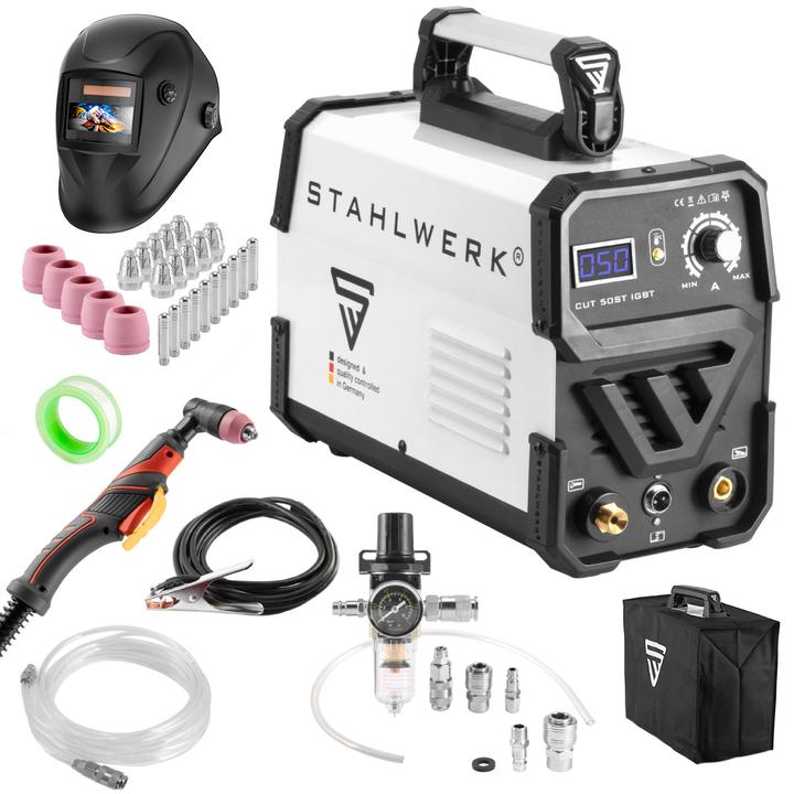 Stahlwerk Plasmaschneider CUT 50 ST IGBT Vollausstattung mit 50 Ampere