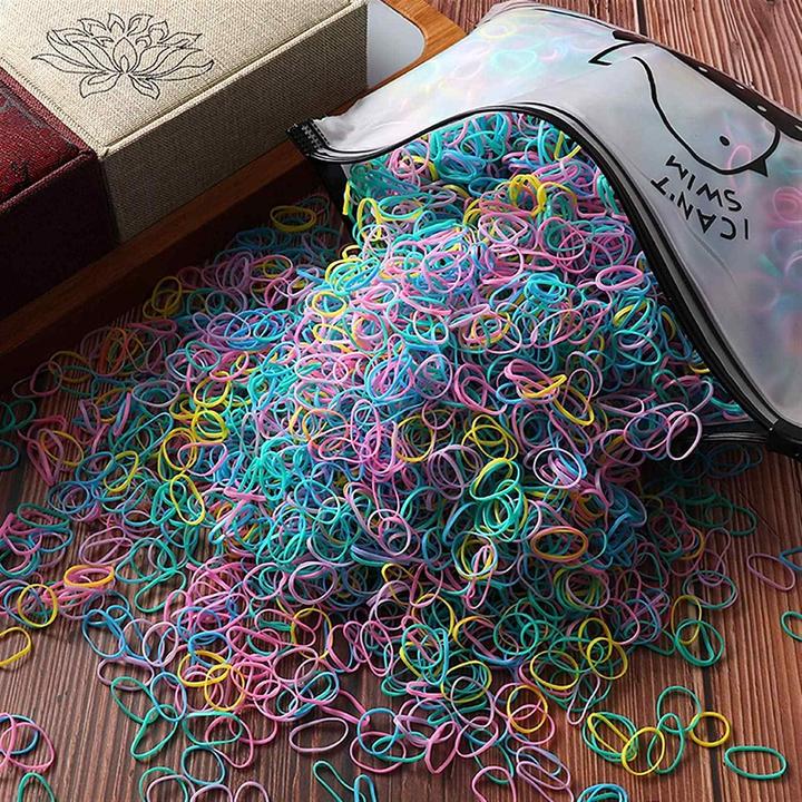 Immagine prodotto JTI 2000x fiocchi per capelli piccoli - colori diversi (Elastico per capelli)