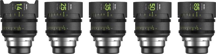 Actual product image Nisi ATHENA Prime Kit (14mm / 25mm / 35mm / 50mm / 85mm) PL Mount (Arri) (novelty) (full size)
