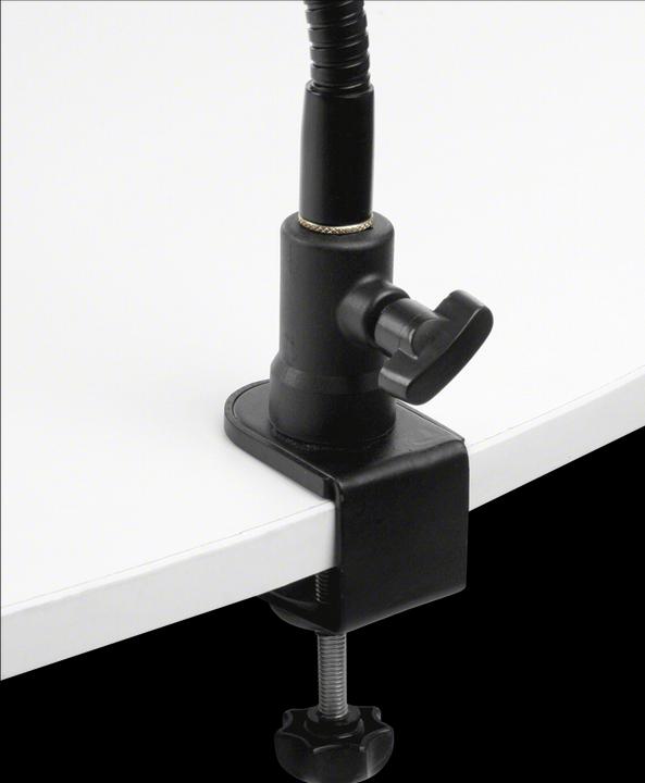 Actual product image Walimex Gooseneck with clamp holder and studio clip (Stand holder)