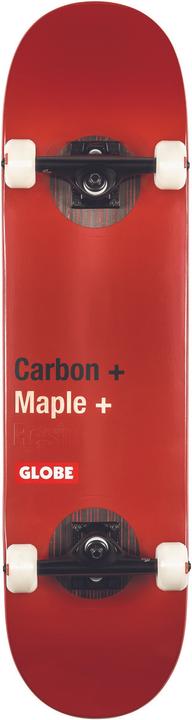 Actual product image Globe Skateboard G3 Bar 8.25" - Red - Complete 2020 (32")