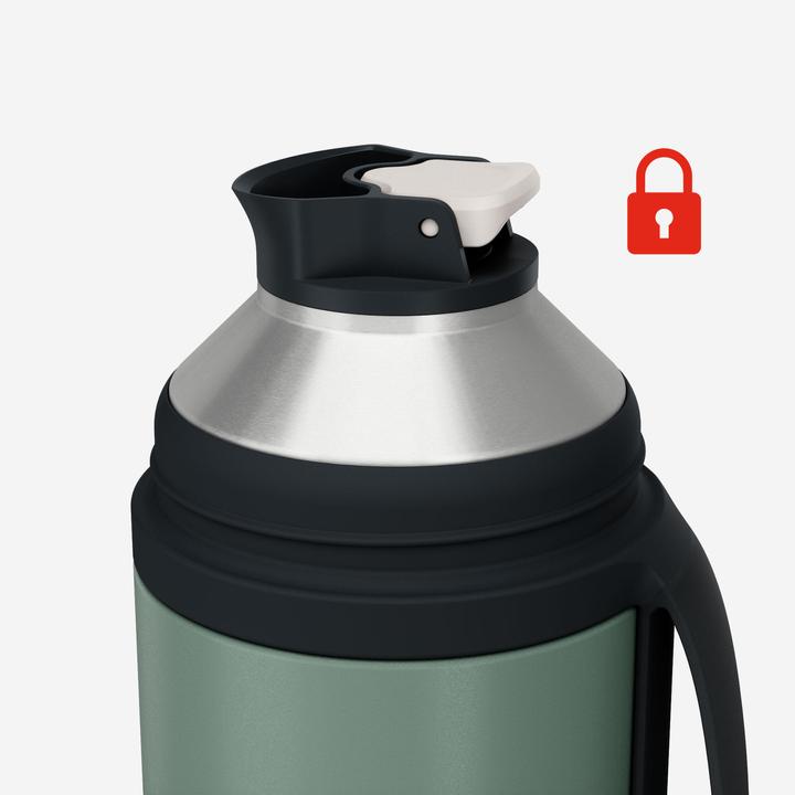 Immagine prodotto Quechua Pallone sottovuoto da 1 litro in acciaio inox chiusura rapida Hiking - MH900 (1 l)