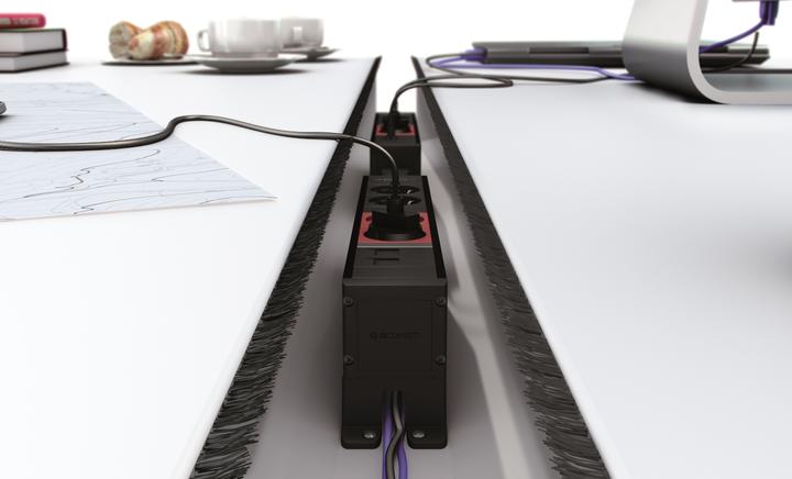 Produktbild IB Connect CUBO Steckdoseneinheit weiss 3x Typ 13 1x RJ45 1x HDMI (1 x, RJ45, HDMI, Typ 13, 0.33 m)