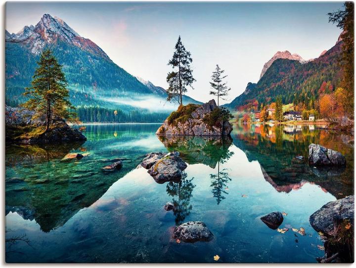 Artland Autumn scene of the Hintersee in front of Alpen U1TM (80 x 60 cm)