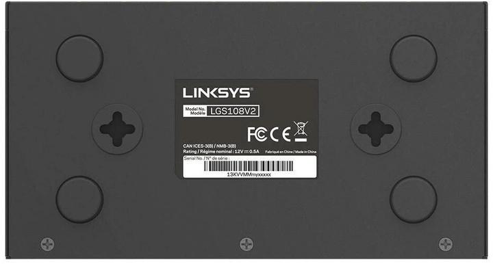 Actual product image Linksys Lgs108 (8 Ports)