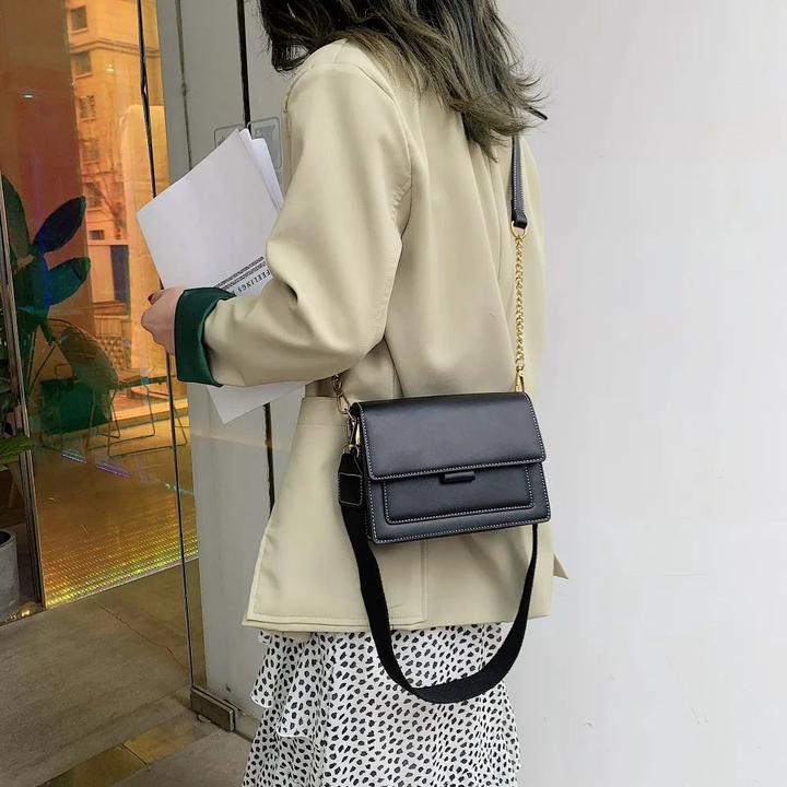 Immagine prodotto Only-Bags.Store Colore a contrasto Borse Crossbody in pelle Borsa da viaggio Moda Semplice Borsa a tracolla
