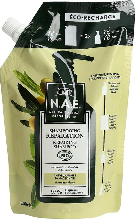 Actual product image N.A.E. Shampoo & Treat Repairing Refill 500 ml (500 ml, Liquid shampoo)