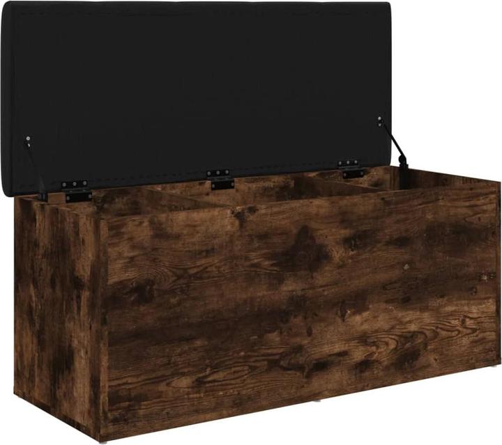 Produktbild VidaXL Sitzbank mit Stauraum Räuchereiche 102x42x45 cm (102 cm)