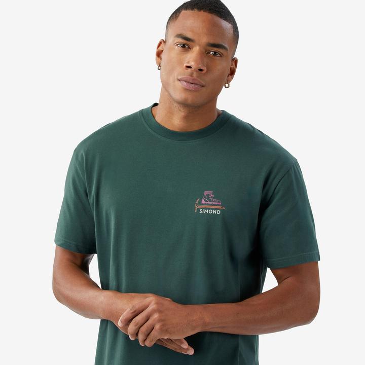 Actual product image Simond Herren Kletter-T-Shirt strapazierfähig - Vertika grün (XXL)
