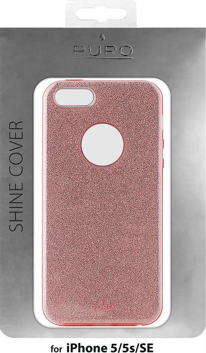 Produktbild Puro Glitter Shine iPhone 5/5S/SE róż zł oty/rose gold IPC5SHINERGOLD (Apple iPhone 5)