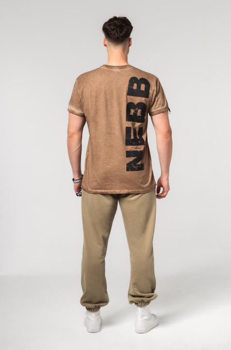 Actual product image Nebbia Washed-off T-shirt Max Out 357 - light brown (XXL)