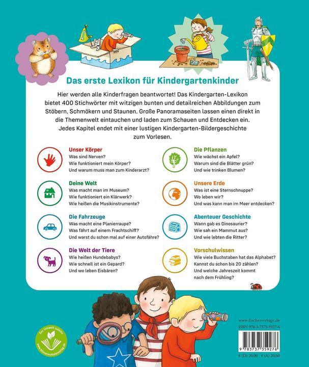 Produktbild Das grosse Fischer Kindergarten-Lexikon (Deutsch, Christina Braun, Sandra Reckers, Stefan Louis Richter, Hans-Günther Döring, 2022)