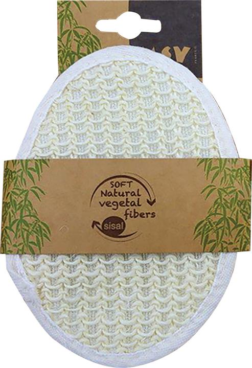 Immagine prodotto MSV Spugna esfoliante in sisal 20 x 13,5 cm, bianco