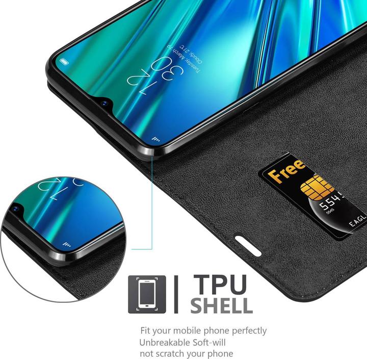 Image du produit Cadorabo Housse pour Realme 5 PRO / Realme Q en Book Invis. Style magnétique (Realme 5 Pro, Domaine Q)
