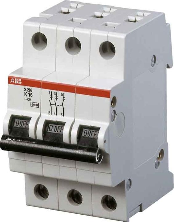 Produktbild ABB S203-K2 Sicherungsautomat System compact 3-polig