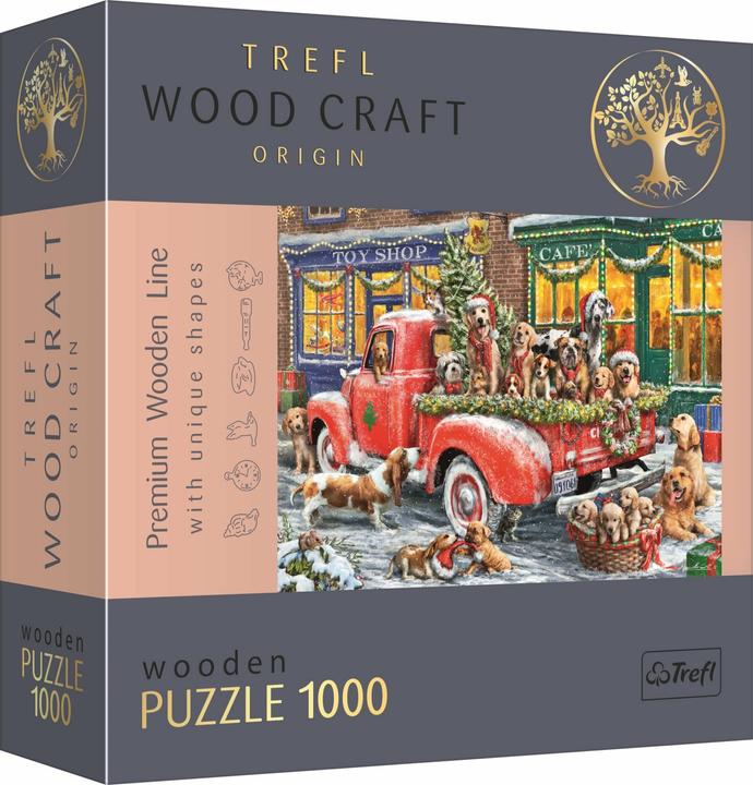 Immagine prodotto Clementoni Puzzle in legno Babbo Natale Aiutante 1000 Giorni (1000 pezzi)
