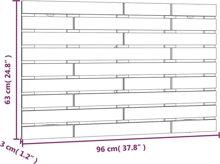 Actual product image VidaXL Oksiutka (96 x 3 x 91.5 cm)