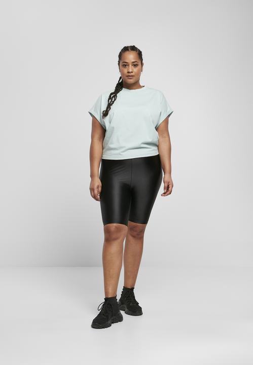 Actual product image Urban Classics Ladies Highwaist Shiny Metallic Cycle Shorts (4XL)