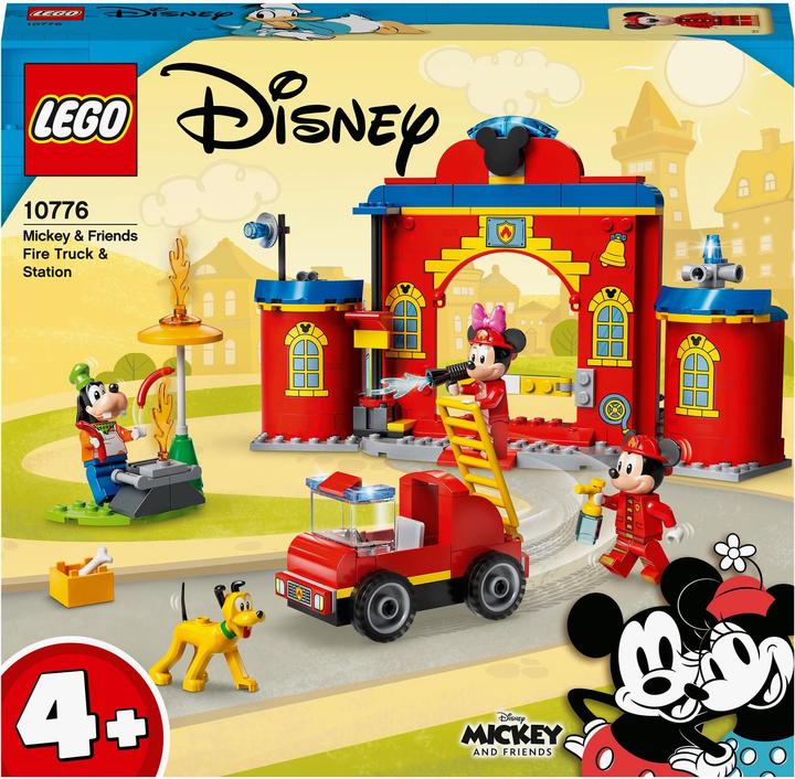 Actual product image LEGO Disney 10776 Mickey and Friends fire station and car (10776, LEGO Disney)