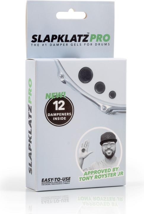 Produktbild Slapklatz SK PRO Gel Pads Black 12 Stk. (Instrumentendämpfer)