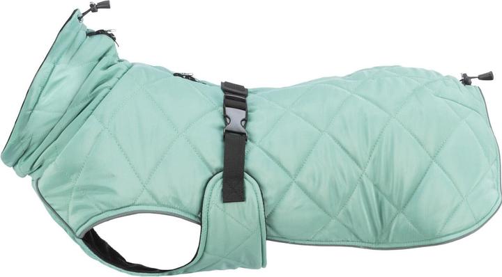 Trixie Coat CityStyle Oslo, recycled, L, 62 cm, Jade (L, Dog coat)