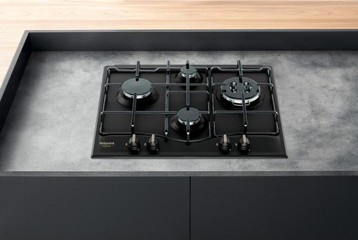 Actual product image Hotpoint PCN 640 T (AN) R /HA Cooker Anthracite Built-in 59 cm Gas 4 Cooker(s)