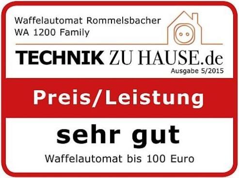 Produktbild Rommelsbacher Wa 1200