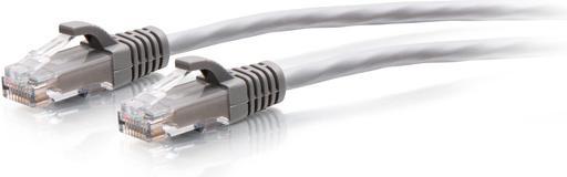 Actual product image C2G 1.2 m Cat6a unshielded (UTP) flat Ethernet patch cable with snap-in lug protection - grey (U/UTP, CAT6a, 1.20 m)