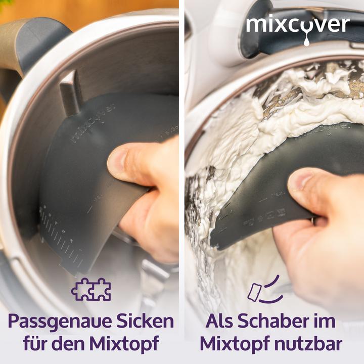 Actual product image Mixcover Cooking basket divider for Thermomix TM6 TM5 TM31, mixing bowl scraper