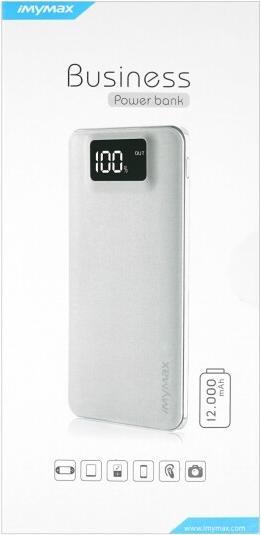 Produktbild Mymax iMymax Business MM-PB/009 Power Bank 12000mAh white (12000 mAh)