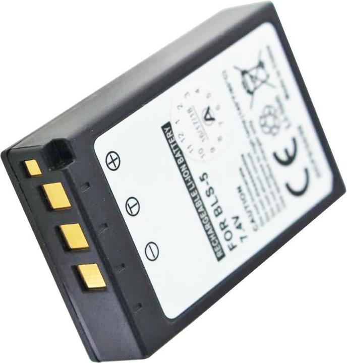 Produktbild AccuCell Akku Olympus BLS-5, E-P3, -PL1s, -PL2, -PL3 (Kamera Akku)