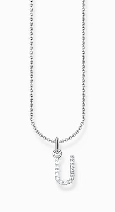 Immagine prodotto Thomas Sabo Catena con ciondolo a forma di lettera U in argento (Argento 925, 38 - 45 cm)