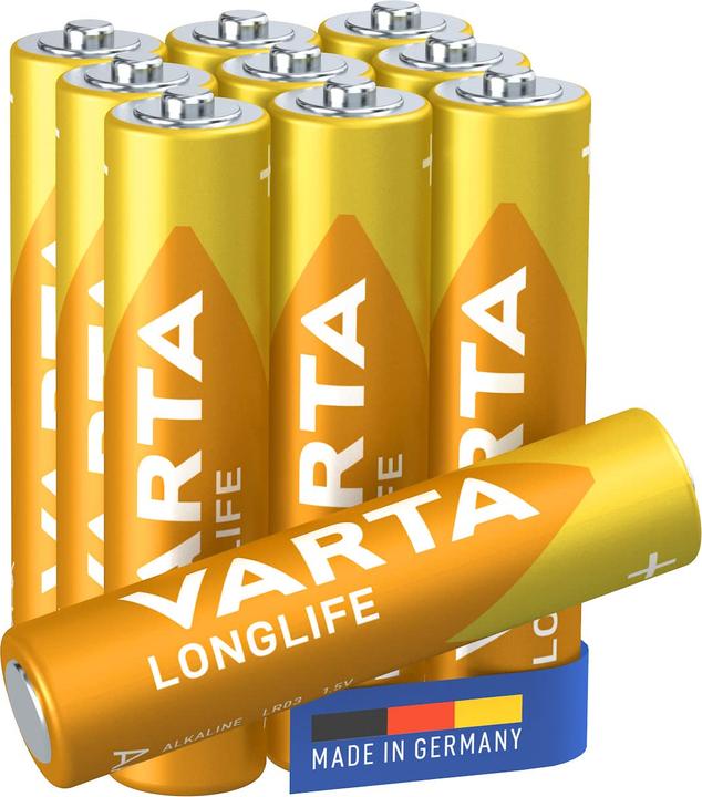 Produktbild Varta Longlife Extra (10 Stk., AAA, 1200 mAh)