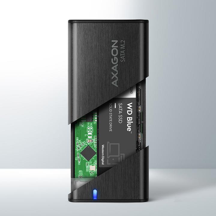 Immagine prodotto Axagon EEM2-SBC custodia esterna per SSD M.2 USB-C 3.2 Gen 2 (M.2 2280)