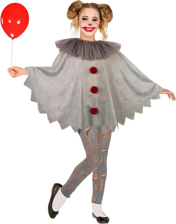 Produktbild Widmann HORROR CLOWN (Poncho), One Size Fits Most Children (One Size)
