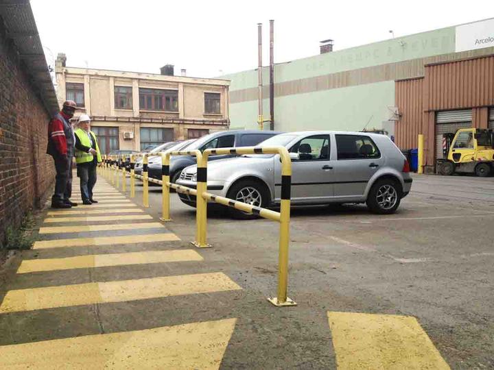 Actual product image Rs Pro Safety Railing Steel Yellow/Black Safety Barrier