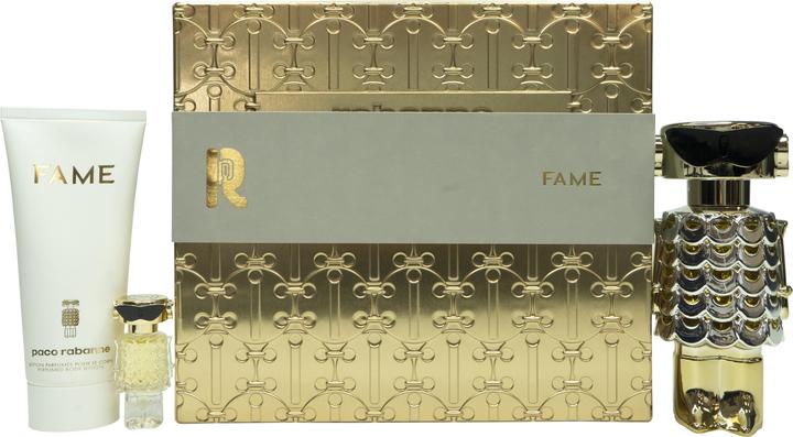 Produktbild Paco Rabanne PR FAME SET (EP 80 vp + BODY LOTION 100 ml + EP 4 ml) (Eau de Parfum, 184 ml)