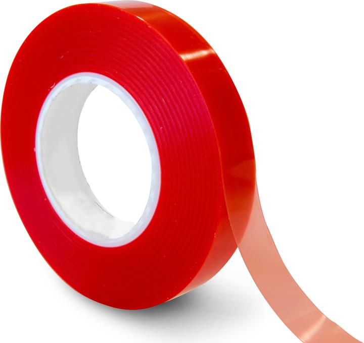 Immagine prodotto Rs Pro F40 Nastro biadesivo in plastica, Rosso, Spessore 0,2mm, 19mm x 50m (19 mm)