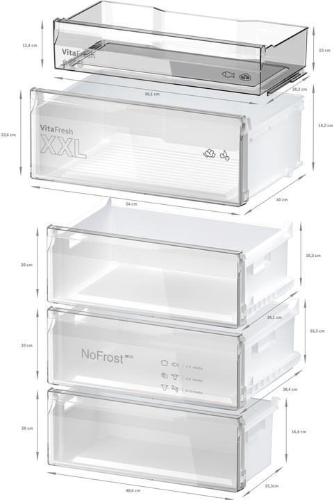 Produktbild Bosch Hausgeräte KGN497LDF (440 l)