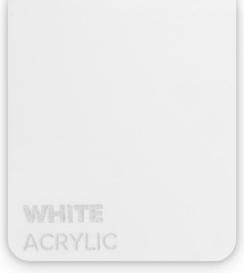 Actual product image flux Acrylic glass plate - Beamo - White (30 cm, 21 cm)