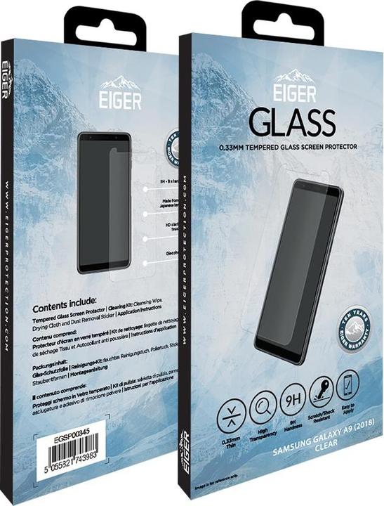 Produktbild Eiger Mountain Glass Clear (1 Stück, Samsung Galaxy A9)