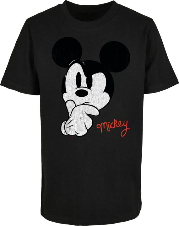 Actual product image Absolute Cult Kids Mickey Mouse - Distressed Ponder Basic Tee 2.0 - 124311 (158, 164)