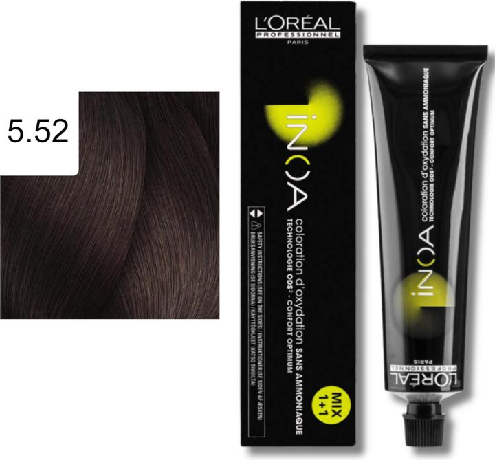 Image du produit L'Oréal Professionnel Inoa (5,52 Marron clair acajou irisé)