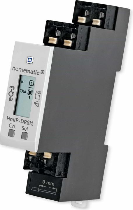 Produktbild Homematic IP Schaltaktor für Hutschienenmontage – 1-fach (Schaltaktor)