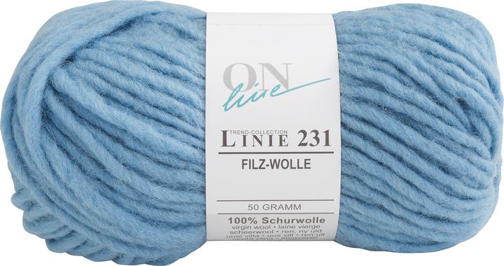 Produktbild Online LINIE 231 FILZWOLLE 0021 ca. 50 m 50 g (50 m)