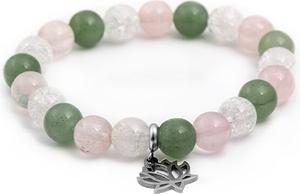 Beneto Beaded bracelet made of rosemary. aventurine and crystal MINK82 / 17 (L)